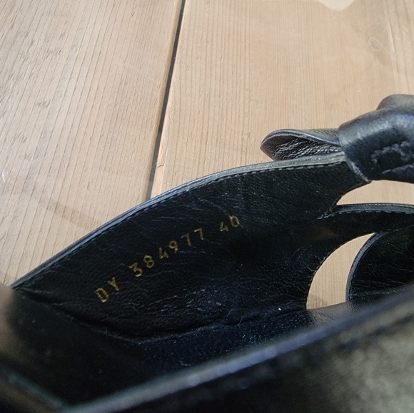 Saint Laurent leather platform sandals 40/10 - Picture 7 of 7